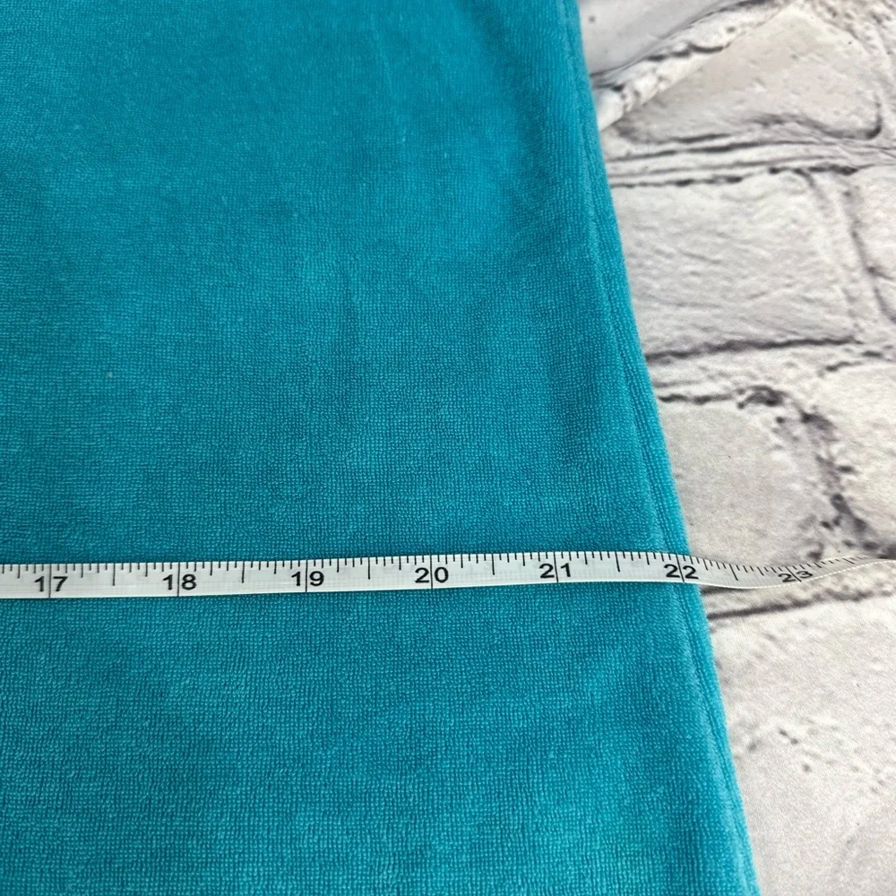 Lands’ End‎ Terry Cloth Cover-Up Dress – XL/P (18) – Turquoise Blue